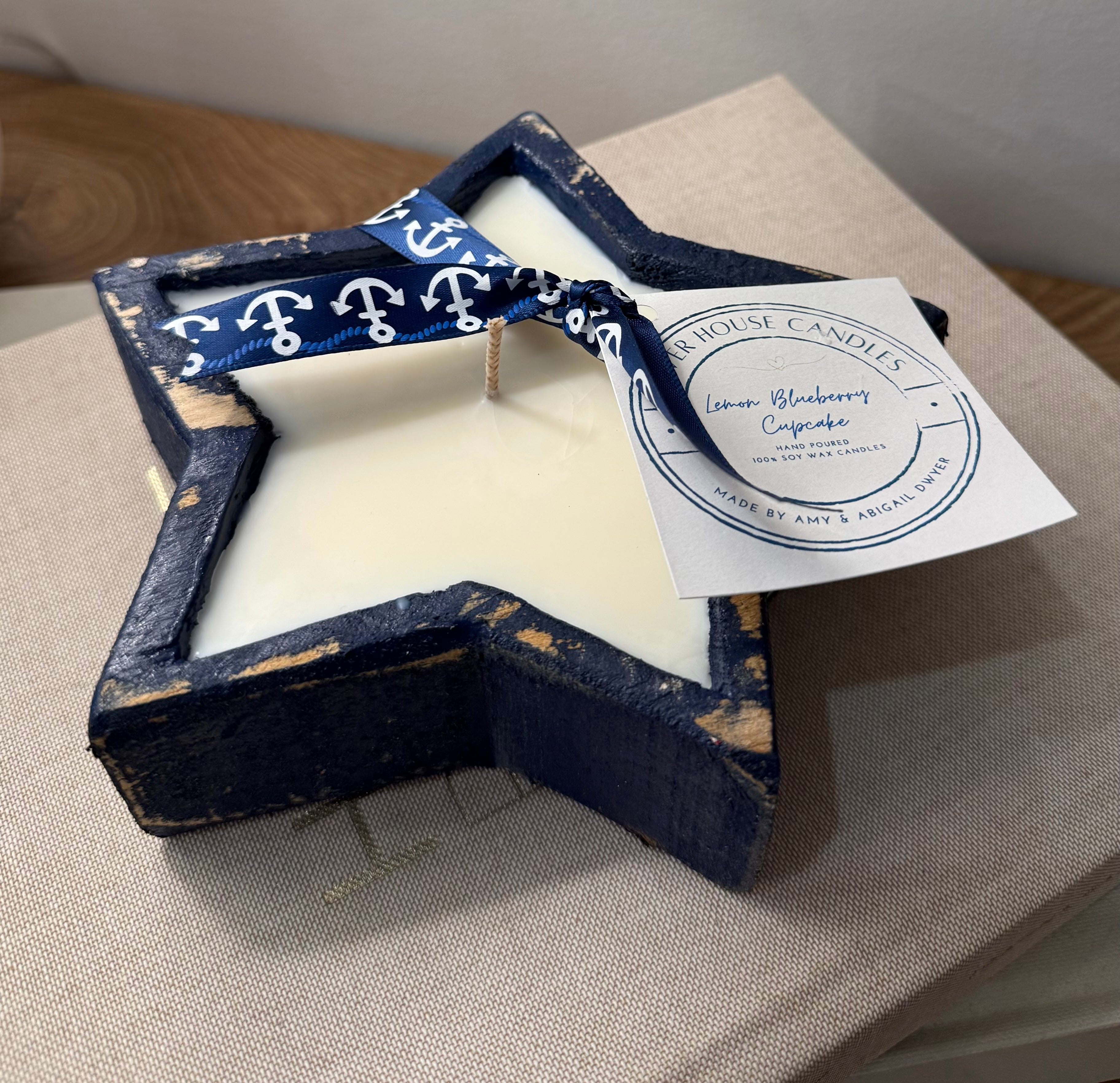 Star Dough Bowl Candle