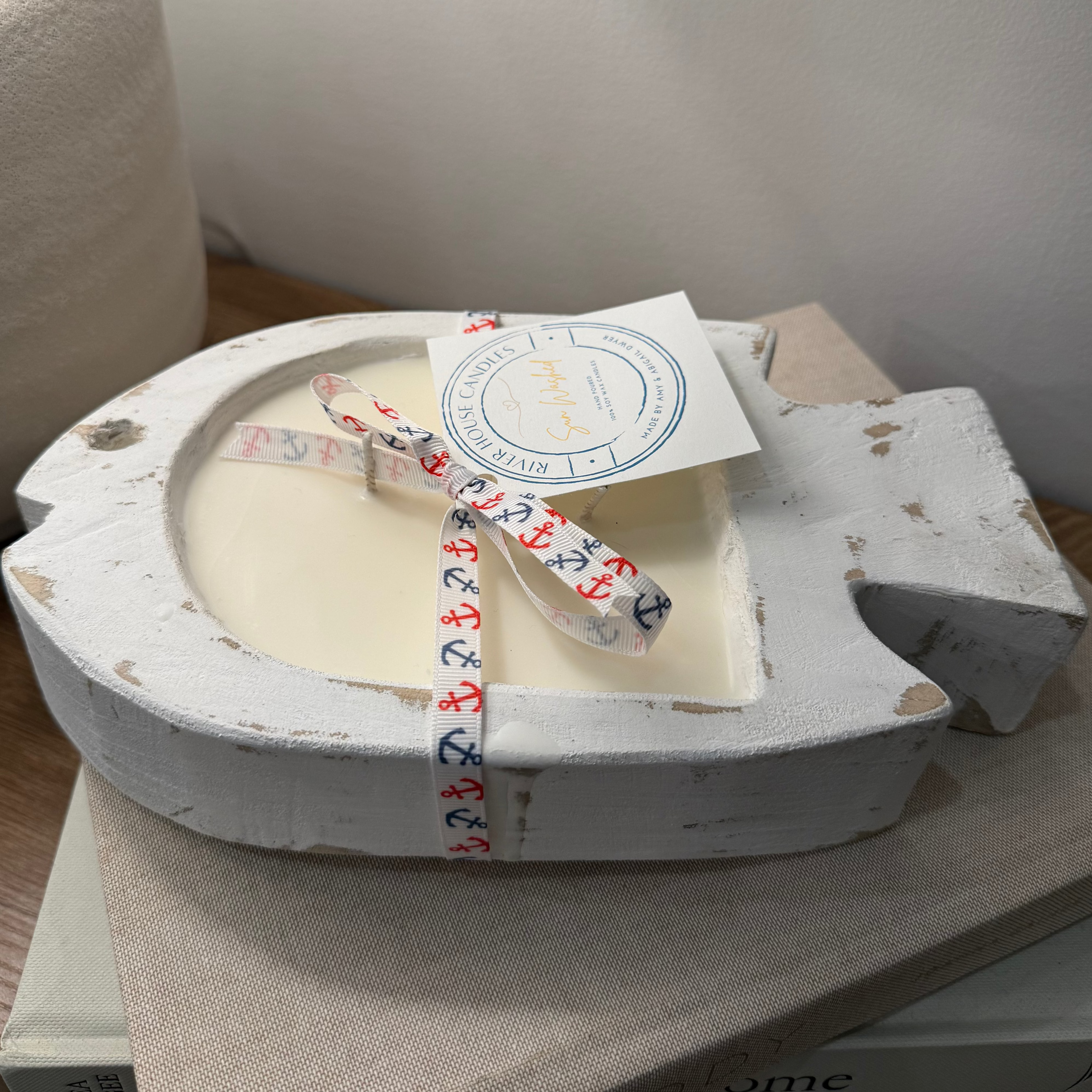 Fish Dough Bowl Candle