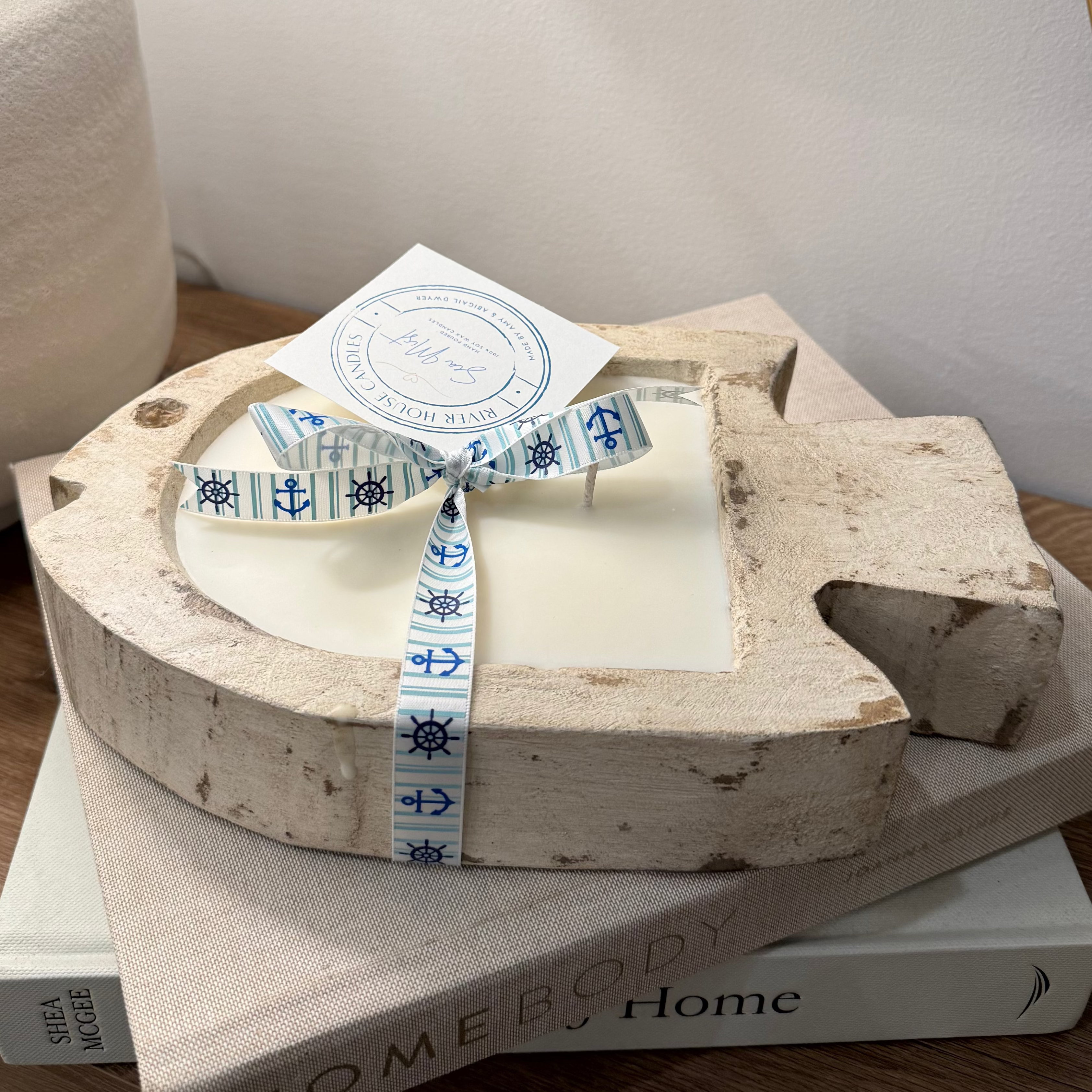 Fish Dough Bowl Candle