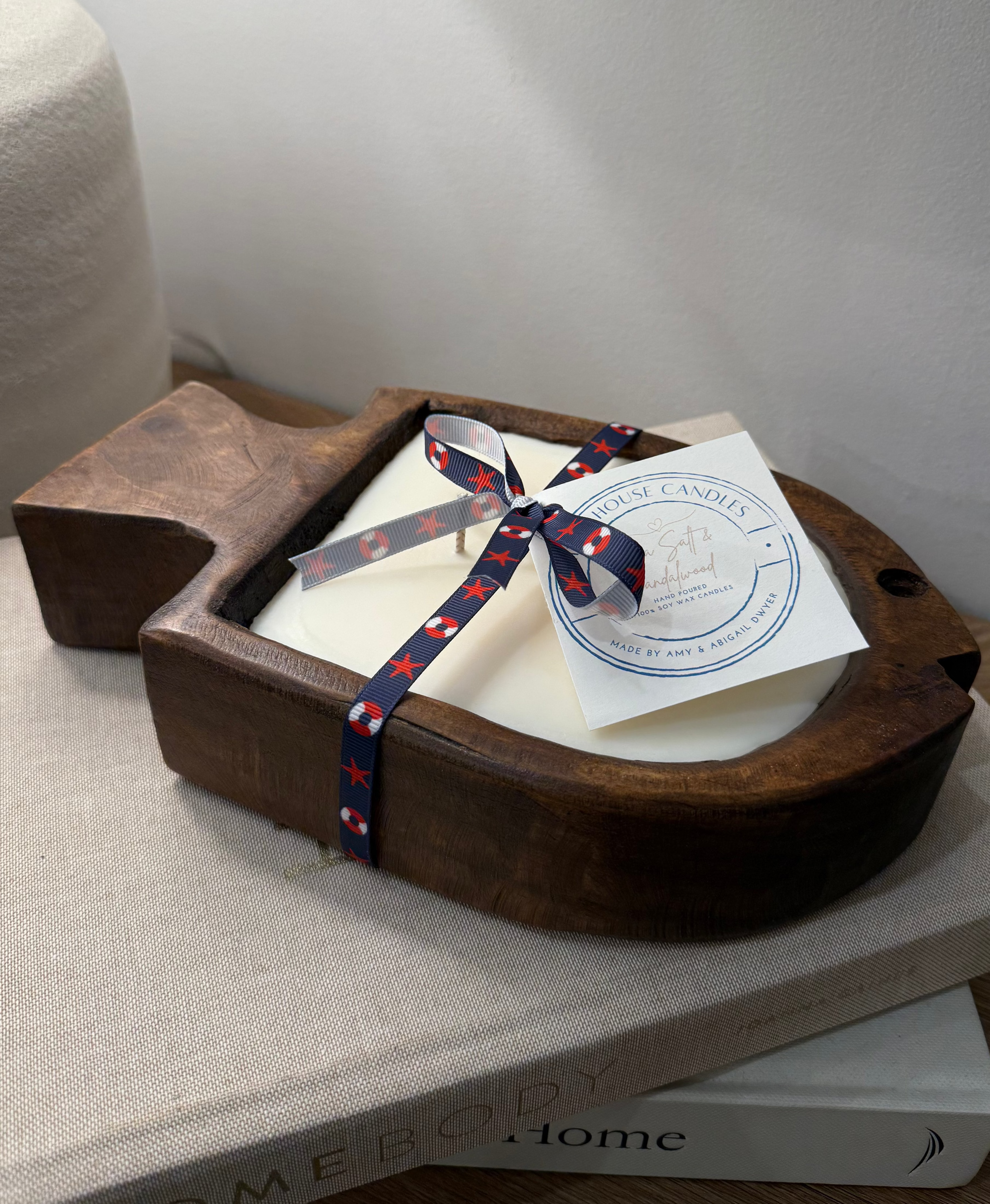 Fish Dough Bowl Candle